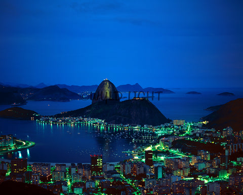 Sugar Loaf Mountain, Rio de Janeiro, Brazil at Twilight! MS-3919