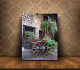 Courtyard in Colmar, France! 13251 Scenic Photography Photo Canvas