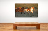 Southern Iceland Horses Running In The Meadow! 22246 Horse Wall Art