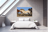Southern Iceland Horses Running In The Meadow! 22881 Horse Wall Art
