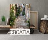Endless Steps off of an Historic Street in Dubronik, Croatia Poster