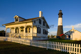 Tybee Island Light, Tybee, GA MS-9167 Print Photography Lighthouse Art