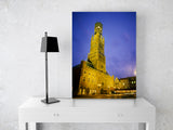 The Clock Tower at Twilight, Brugge, Belgium! MS-3032 Architecture Art