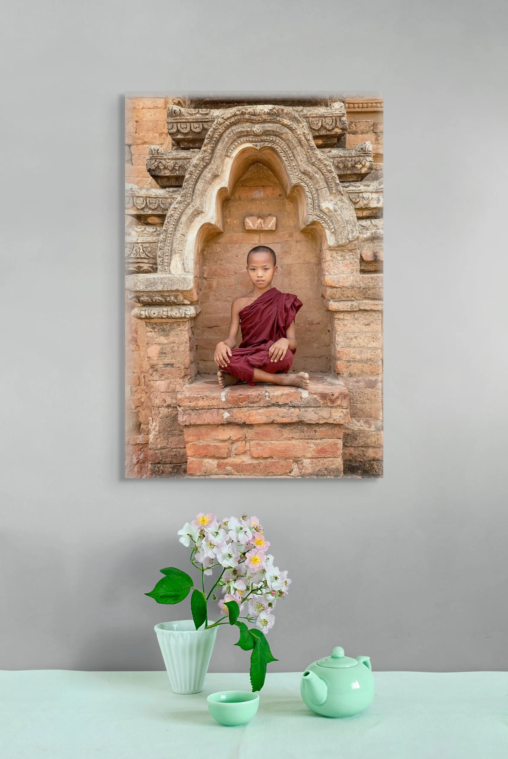 Novice Monk, Bagan, Burma (Myanmar) - Image 2